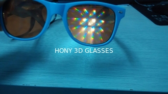 Linse 3D PVC-Materialien stärkere Beugungs-Gläser für Gläser des Feuerwerks Partei/3d