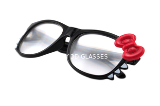 Hello Kitty-Rahmen-Feuerwerks-Gläser mit 13500 Linien Beugungs-Effekt-Schwarz-Rahmen
