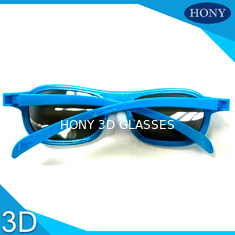 Kino ABS lineare polarisierte 3D Gläser, Gläser des Film-3D mit blauem Rahmen