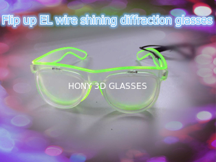 Populäre EL-Draht-Glas-Beugungs-Effekt-Linse für aufpassende Feuerwerke