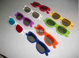 Machen Sie Plastikkinder lineare polarisierte 3D Gläser für Kino 3D 4D 5D 6D, passive IMAX 3d lineare Gläser der Kind
