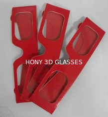 Rote Gläser Colorcode-Papier-3D für Bild der Zeichnungs-3D, Papprahmen